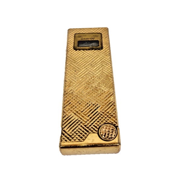 VTG Advance Rare Gold Electronic Lighter w LCD Screen Quartz Clock Date Japan - Picture 4 of 12